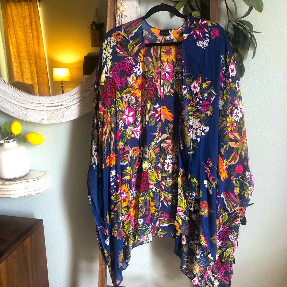 Women’s Kimono Cover Up Floral Rayon